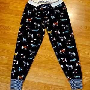 P.J.Salvage Originals lounge/Sleep Pants with dogs wearing sweaters
